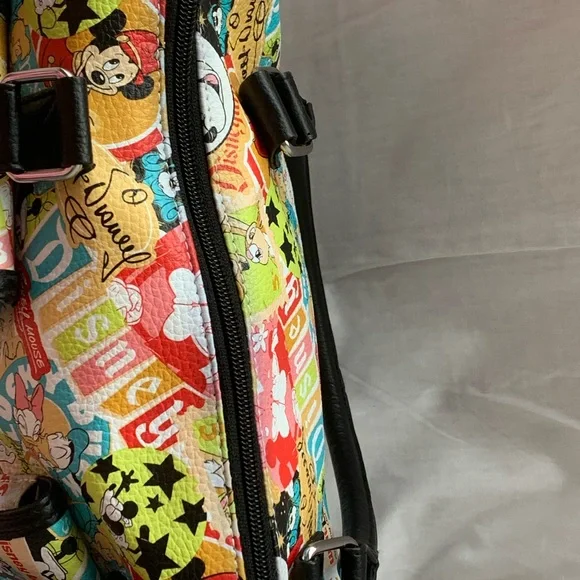 Disney Multicolor Mini Tote Bag with Black Handles - Picture 6 of 9